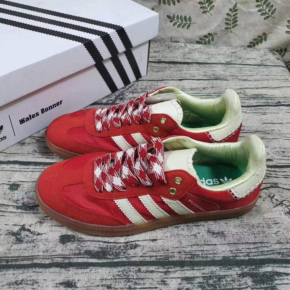 Adidas x Wales Bonner Red Samba Scarlett Red - Picture 5 of 6